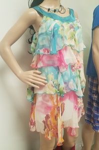 Pastel Flouncy Dress or Tunic Sz S